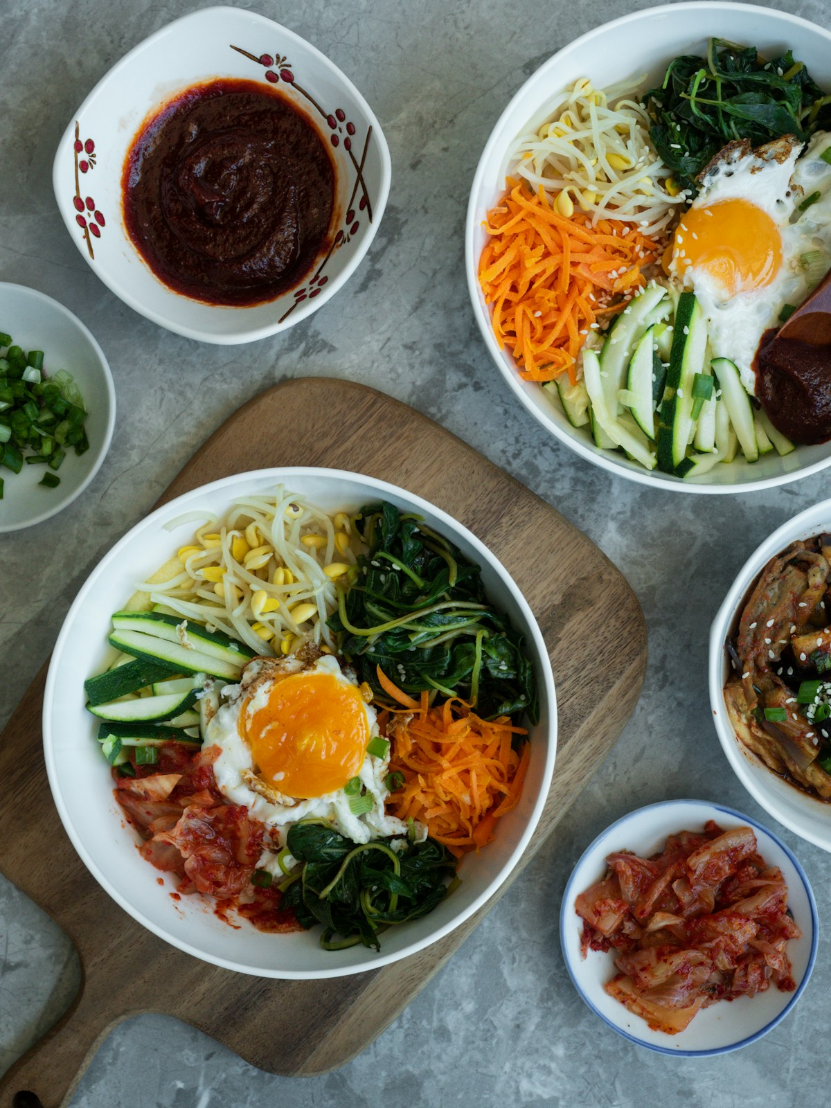 Bibimbap with fried egg
